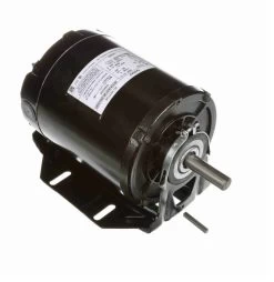 GK2054 Century 1/2 Hp (1 Speed) 115V 1800 RPM OPEN 56 Frame Resilient Base Blower Motor