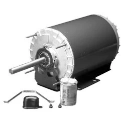 2896 Nidec 1 1/2 Hp 1075 RPM 208-230/460V 6.5" Dia. (Resilient Base) 1-Speed TENV Condenser Motor