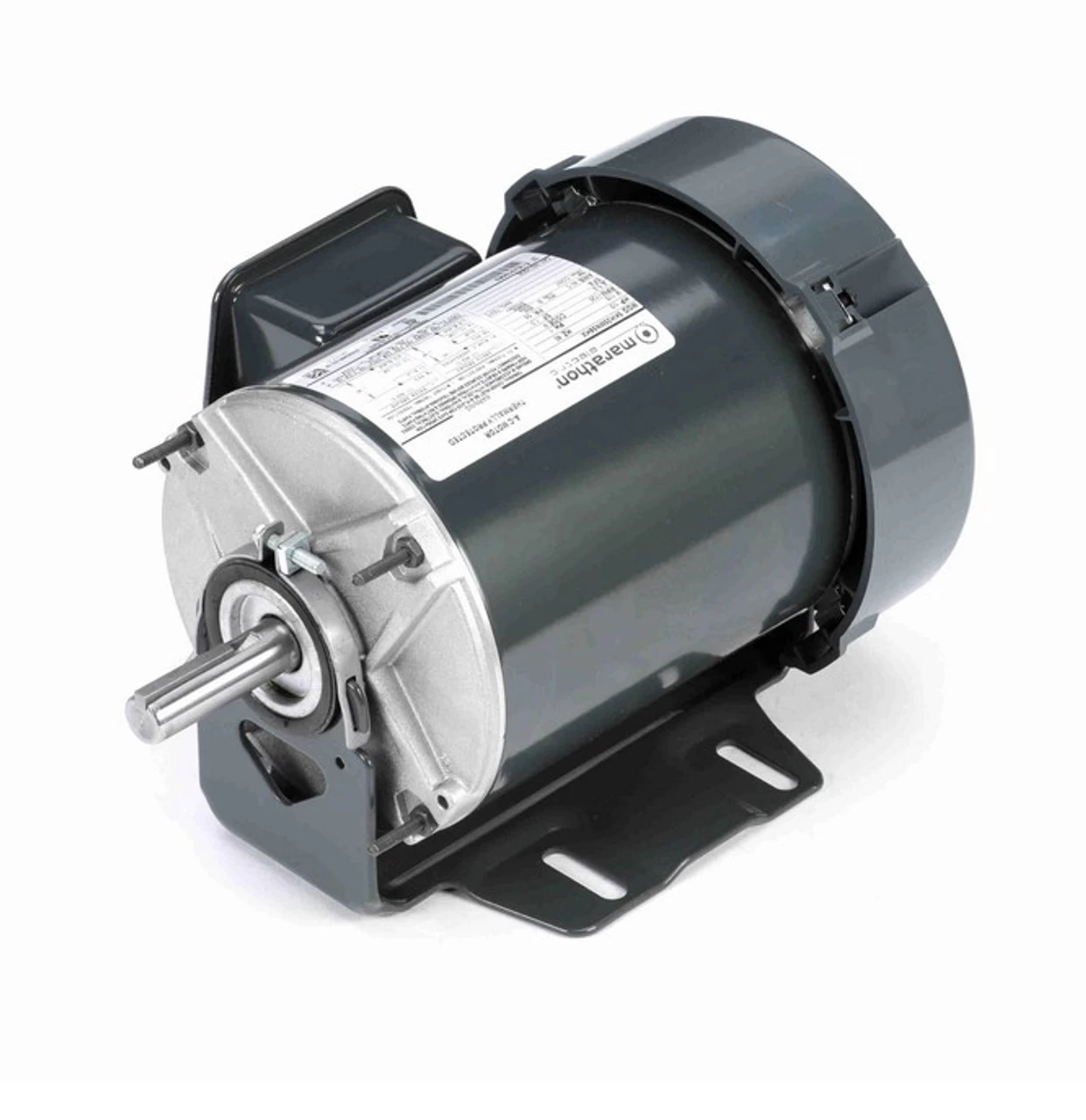 H236 Marathon 1/3 Hp (1 Speed) 115V 1800 RPM TEFC 56 Frame Split Phase Resilient Base Motor - Image 2