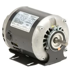 3615 Nidec 1/6 Hp 1800 RPM 115/208-230V 5.6" Dia. (Base) 1-Speed ODP Belt Drive Motor