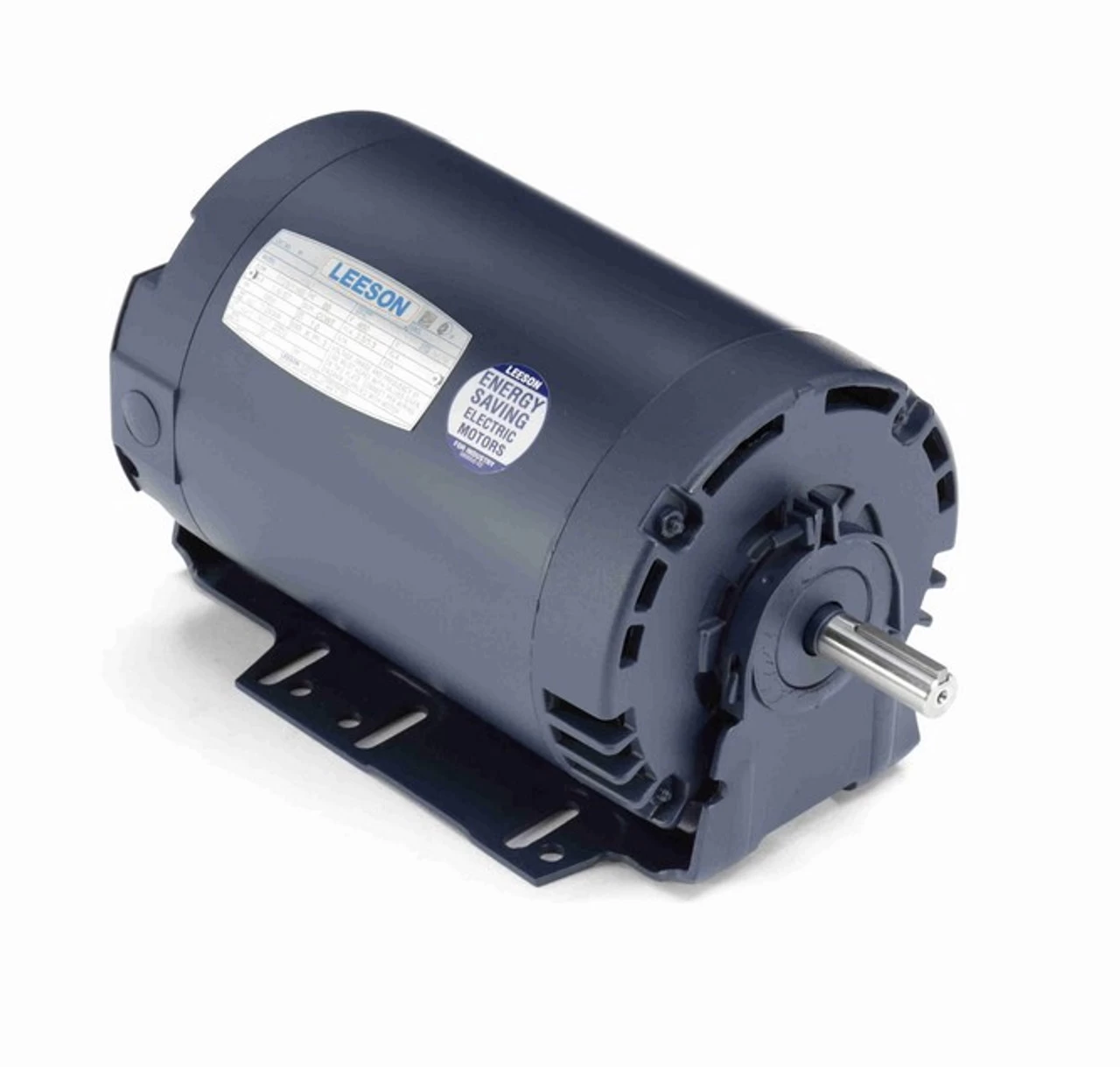 111963.00 Leeson 1 1/2 Hp 1800 RPM 460V 56H Frame (Resilient Base) ODP 3-Phase Fan Motor