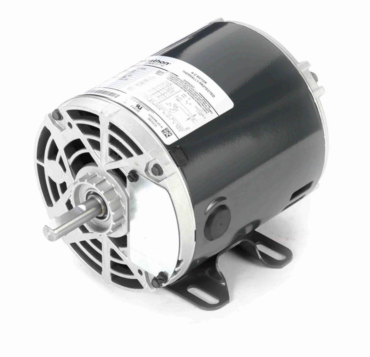 H712 Marathon 1/3 Hp Carbonator Motor, Double Shaft, 1800 RPM 100-120/200-240V, 48Y ODP Frame (rigid Base) - Image 2