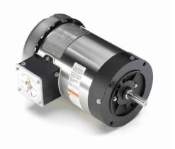 119487.00 Leeson 1 Hp 1800 RPM 208-230/460V 56C Frame (No Base) TEFC 3-Phase Stainless-Steel Wash-Down Motor