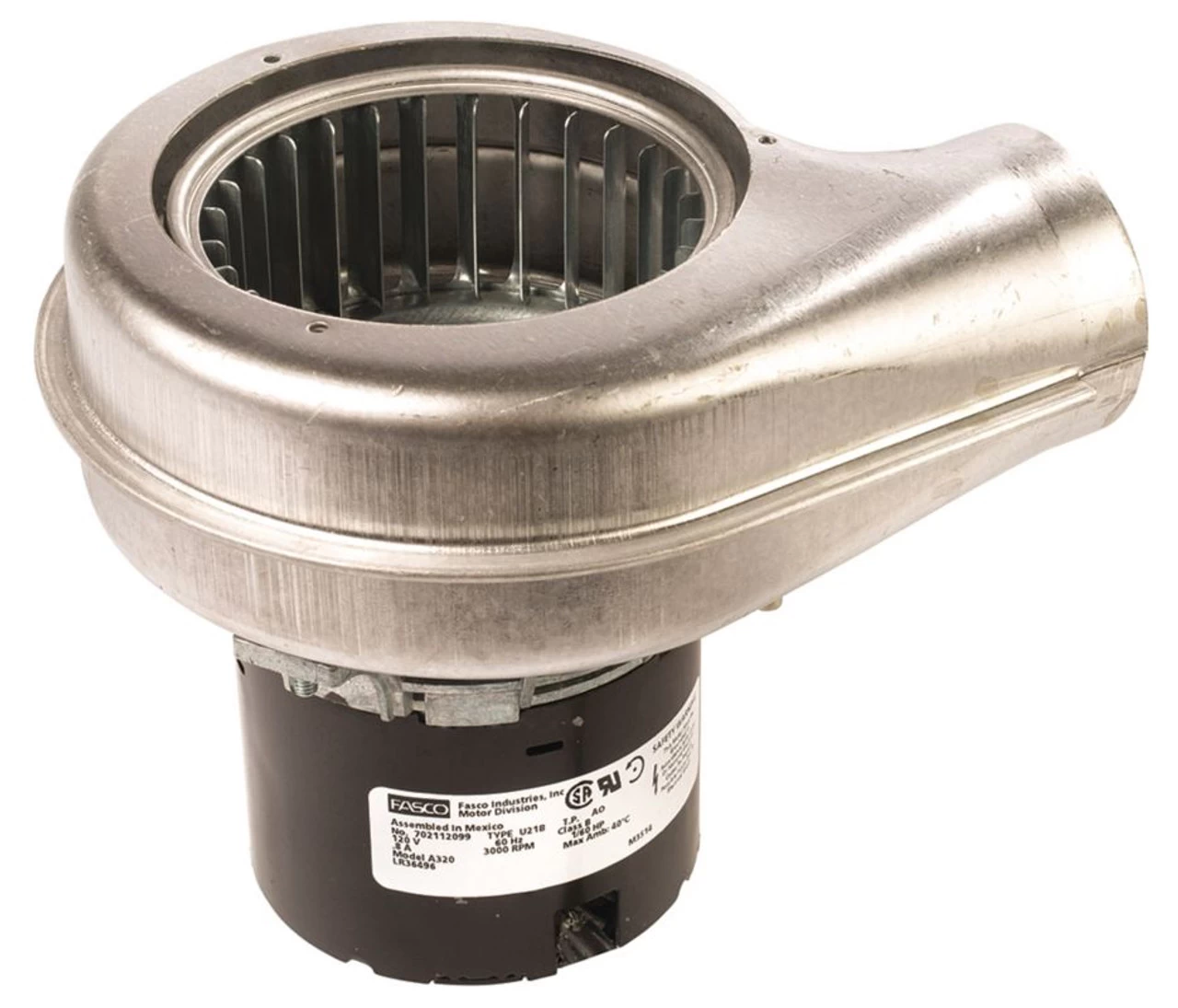 Fasco A320 Lennox Furnace Exhaust Venter Blower 115V (101154-01) - Image 2