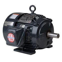 A7P2C Nidec 7 1/2 Hp 1800 RPM 254 U Frame (Rigid Base) 460V TEFC 3-Phase Automotive Duty Motor
