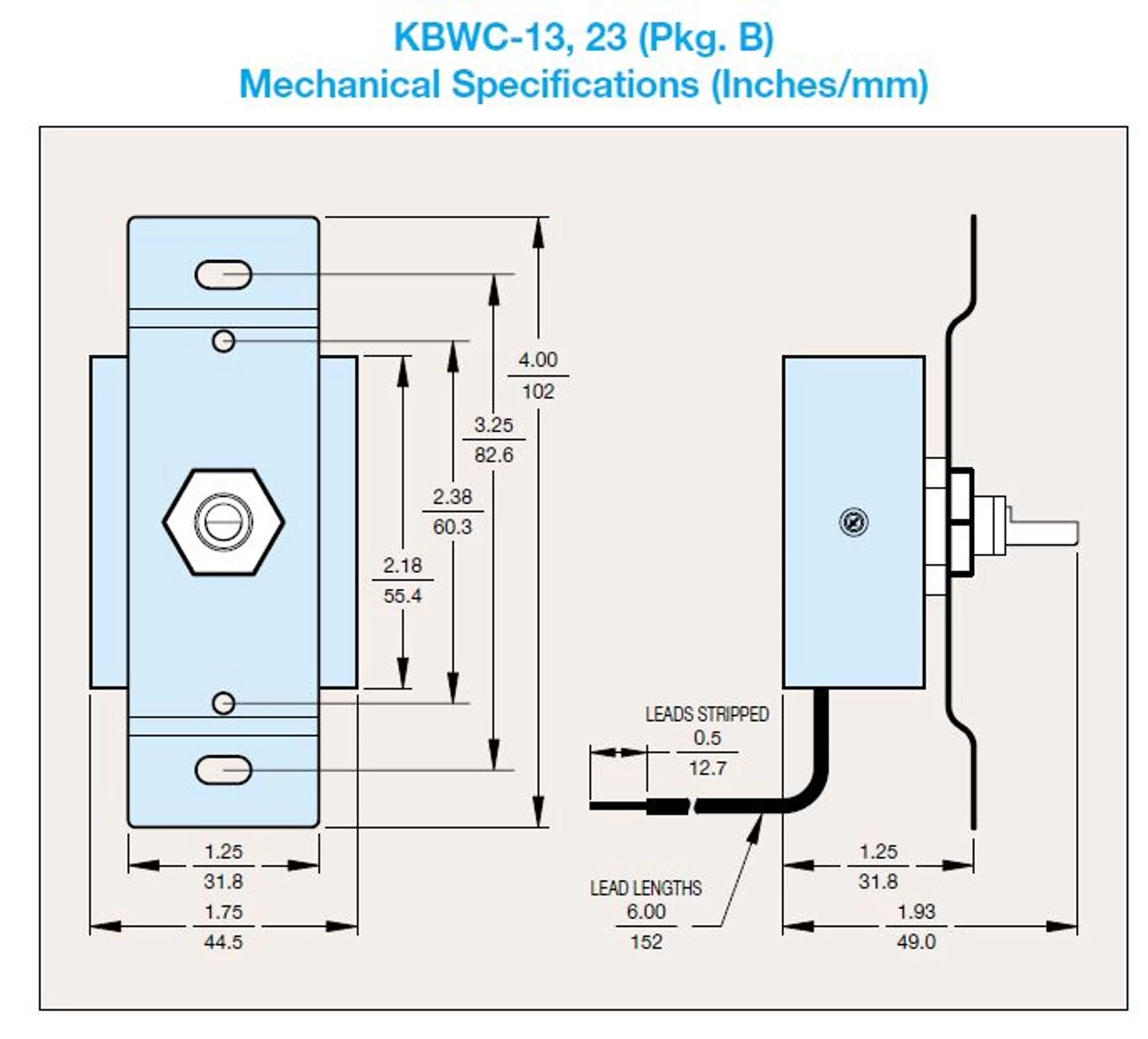 KBWC-13 | KB Electronics Solid State Variable Speed AC Electric Motor Control 2.5 Max Amps 115V - Image 3