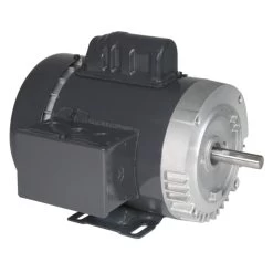 EU08 Nidec 1 Hp 1800 RPM 115/208-230V 56J Frame (Rem Base) TEFC 1-Phase Electric Motor
