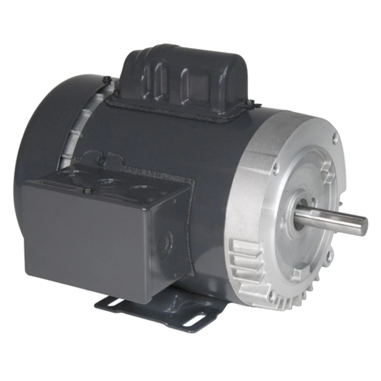EU12 Nidec 3 Hp 3600 RPM 208-230V 56J Frame (Rem Base) TEFC 1-Phase Electric Motor