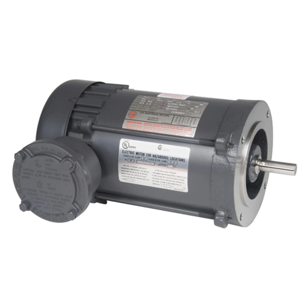 XS14CA2JCR Nidec 1/4 Hp 1800 RPM 56C Frame 60 Hz 115/208-230V TEFC Cap Start Hazardous Duty Motor